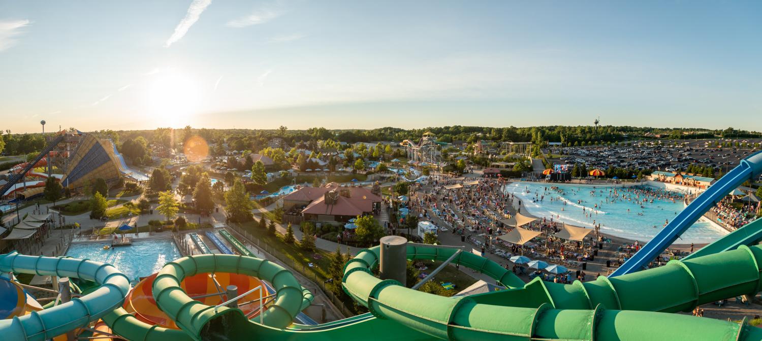 aerial Zoombezi Bay