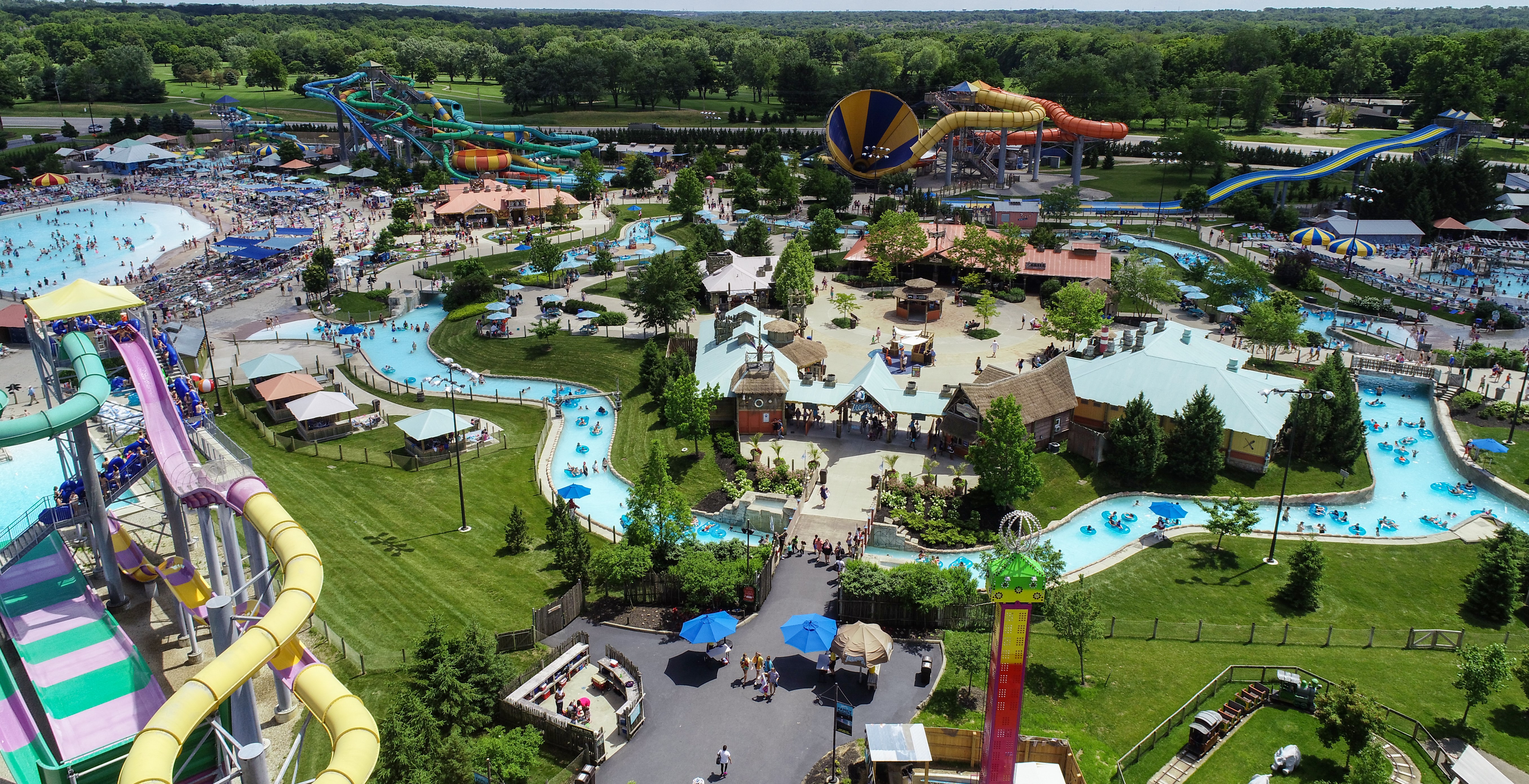 water park drone pic